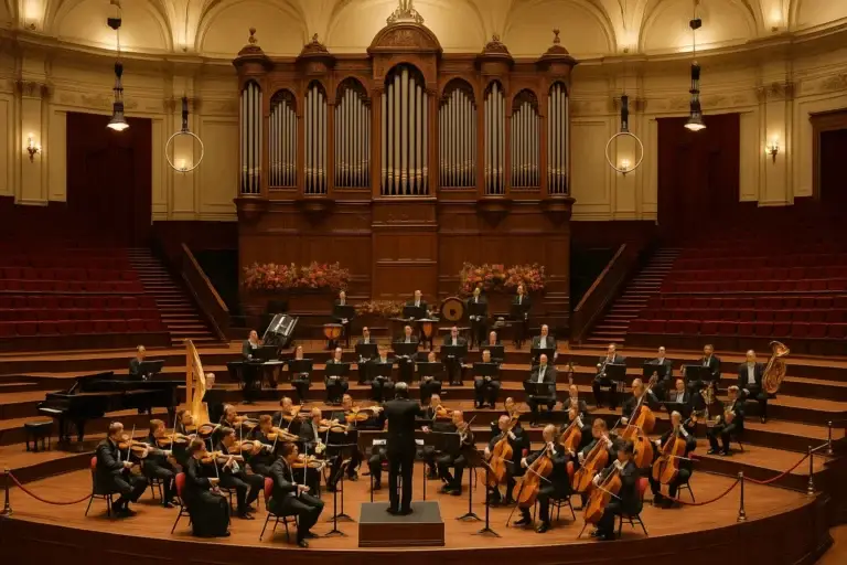 orchestra particolare in het concertgebouw