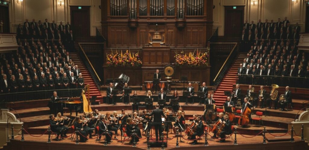 orkest l orchestra particolare in het concert gebouw